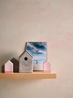 Noordwand behang couleurs & matières scratchy clouds roze - thumbnail