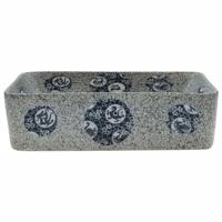 Opzetwasbak rechthoekig 46x35,5x13 cm keramiek meerkleurig - thumbnail