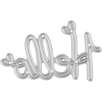 Creativ Company Snijmal, hello, afm 59x36 mm, 1 stuk
