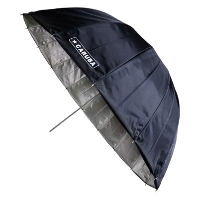 Caruba Deep Umbrella Zilver/Zwart 85 cm