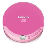 Lenco CD-011 - Draagbare cd-speler Walkman - Diskman - CD Walkman - Met koptelefoon en micro-USB-oplaadkabel - roze - thumbnail