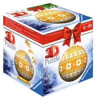 Ravensburger kerstbal groen puzzel 3D 56 stukjes - thumbnail