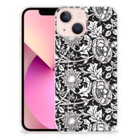 iPhone 13 mini | TPU Case | Black Flowers - thumbnail