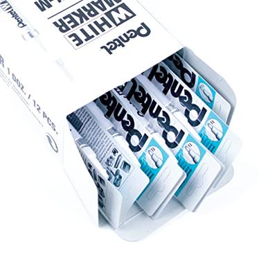 Pentel Paint Marker White schrijfpunt: 3,9 mm, schrijfbreedte: 3 mm