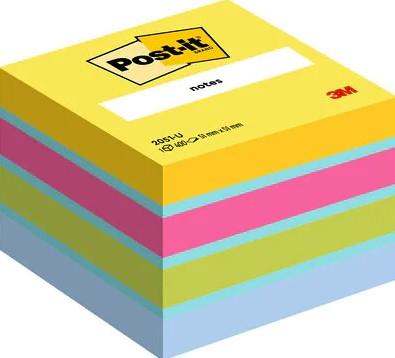 Post-it Plaknotitiekubus 2051-U 51 mm x 40 mm Ultrablauw, Ultra-geel, Ultra-groen, Ultra-roze 400 vellen Post-it Plaknotitiekubus 2051-U 51 mm x 40 mm Ultrablauw, Ultra-geel, Ultra-groen, Ultra-roze 400 vellen
