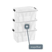 Siena HOME Opbergdoos Anzio Transparant 21 l (b x h x d) 510 x 385 x 148 mm 1 stuk(s) - thumbnail