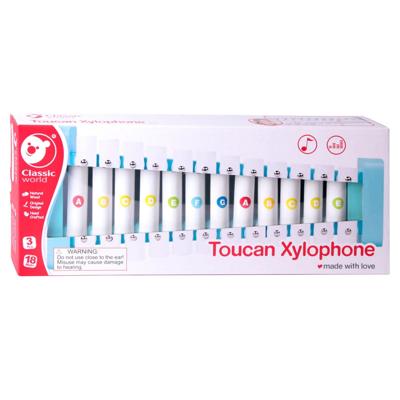 Classic World world houten xylofoon toucan, 3dlg.