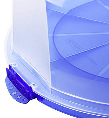 Rotho fresh taartdoos 35.5x16.5 cm wit/transparant