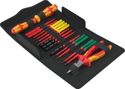 Wera Kraftform Kompakt VDE 17 extra slim 2 Tool Finder 05006610001 Gereedschapsset 17-delig