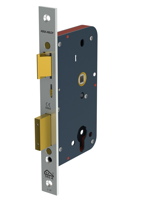 ASSA ABLOY 2428 Paniekdeurslot | SKG** | DM50mm | RC73,5mm | krukgat 8mm doorgaand | voorplaat RVS 24x235mm rechthoekig | DR 2+4 - 7269502 - thumbnail