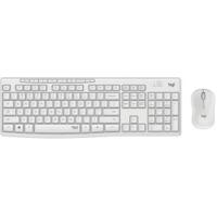 Logitech MK295 Silent Wireless Combo toetsenbord RF Draadloos QWERTZ Zwitsers Wit - thumbnail