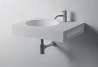 SSI Design Carolina wastafel Solid Surface 60x45x10cm - thumbnail