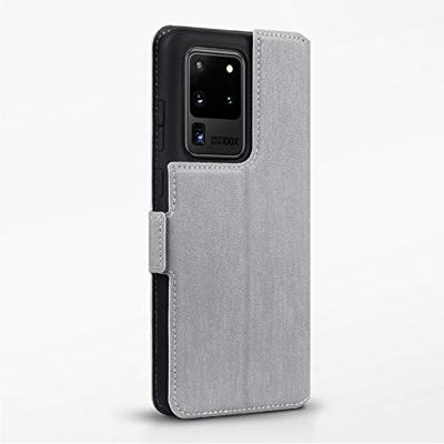 Qubits - slim wallet hoes - Samsung Galaxy S20 Ultra - Grijs