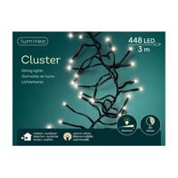 Lumineo Cluster Binnen/Buiten warm wit 3meter 448Lampjes - thumbnail