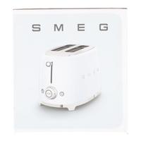 Smeg TSF01BLEU 50's style broodrooster 2X2 geschikt voor twee sneetjes brood, Zwart - thumbnail
