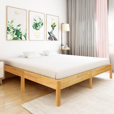 Bedframe massief eikenhout 180x200 cm