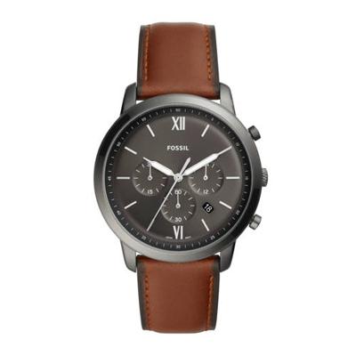 Fossil FS5512P horloge Quartz Polshorloge Jongen Zwart, Grijs