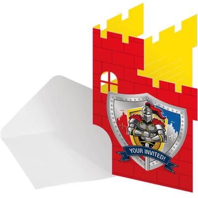 Folat BV Uitnodigingen ridders, 8st.