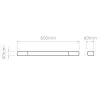 Astro Lighting Palermo 600 LED Wandlamp - Chroom - thumbnail