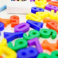 Creathek Magneet letters en cijfers - thumbnail