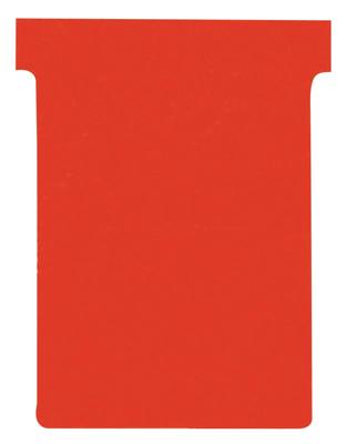 Nobo T-planbordkaarten index 3, ft 120 x 92 mm, rood