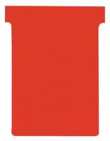 Nobo T-planbordkaarten index 3, ft 120 x 92 mm, rood - thumbnail