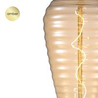 Edison Vintage E27 LED filament lichtbron Hive | Spiraal | Retro LED lamp | 16/16/35cm | Amber | geschikt voor E27 fitting | Dimbaar | 4W 280lm 2700K | warm wit licht - thumbnail