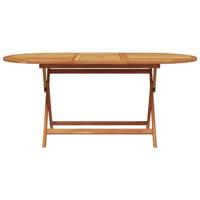 7-delige Tuinset bladpatroon stof en massief hout - thumbnail