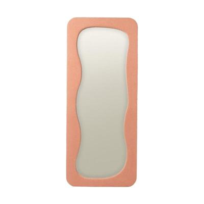 Passpiegel wave teddy - oranje - 168x70 cm