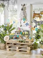 Ginger Ray slinger kerst holly goudkleurig 2 m | 20 stuks - thumbnail