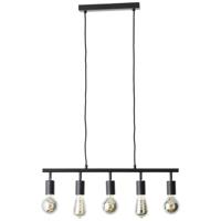 Brilliant 5-lichts hanglampTiffany richtbaar zwart - 99684/06 - thumbnail
