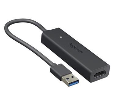 Logitech Screen Share USB grafische adapter 1920 x 1080 Pixels Zwart Logitech Screen Share USB grafische adapter 1920 x 1080 Pixels Zwart