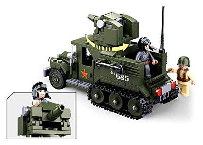 Sluban wwii - gaz geallieerde half-track 2in1 - 470dlg. - thumbnail