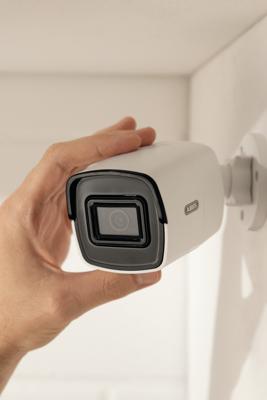 ABUS TVIP62510 Performence Line Profi IP Videobewaking PoE Bewakingscamera 2MPx Mini Tube-camera 1080P 24/7 Veiligheid MicroSD
