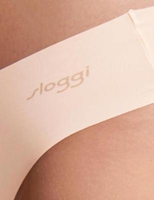 Naadloos ondergoed dames Zero hipstring microfiber 2.0 -Schijnt niet door - Onzichtbaar - katoenen kruisje - L - Creme - L - L - L - L - L