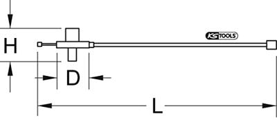 1/2 draaihoekmeetschijf, magneet KS Tools 516.1195