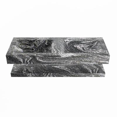 MONDIAZ ALAN-DLUX 120cm planchet Lava. Vrijhangende wastafel CLOUD dubbel zonder kraangat, kleur Lava. MONDIAZ ALAN-DLUX 120cm planchet Lava. Vrijhangende wastafel CLOUD dubbel zonder kraangat, kleur Lava.