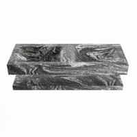 MONDIAZ ALAN-DLUX 120cm planchet Lava. Vrijhangende wastafel CLOUD dubbel zonder kraangat, kleur Lava. - thumbnail