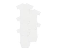 Set van 5 gekruiste body's met korte mouwen voor baby's PETIT BATEAU wit - thumbnail