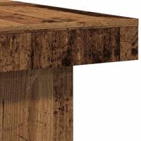 Salontafel 90x90x28 cm bewerkt hout oud houtkleurig - thumbnail