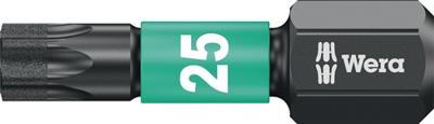 Wera Bit | T25 lengte 25 mm | 1/4 inch C6,3 | impaktor, DC | box met 10 bits | 1 stuk - 05157625001 05157625001