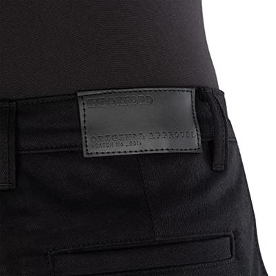 OXFORD Trousers jeans chi black regular gr. 34