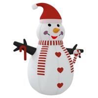 VidaXL Sneeuwpop opblaasbaar met led-verlichting 360 cm - thumbnail