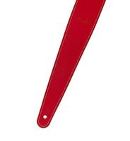 Fender 2" Essentials Leather Strap Red gitaarband - thumbnail