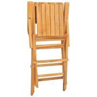 Tuinstoelen inklapbaar 6 st 55x61x90 cm massief teakhout - thumbnail