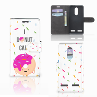 Lenovo K6 Book Cover Donut Roze - thumbnail