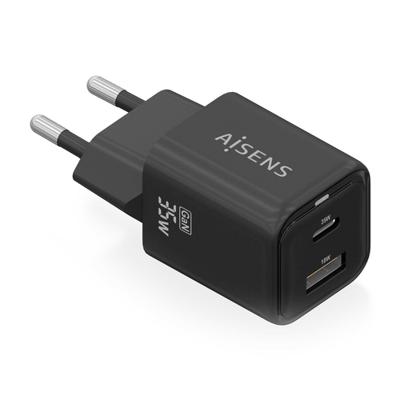 Oplader Aisens ASCH-35W2P025-BK Zwart 35 W (1 Stuks) - thumbnail