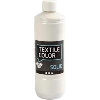 Creativ Company Textiel color verf - dekkend wit, 500ml - thumbnail