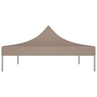 VidaXL Partytentdak 270 g/m² 4,5x3 m taupe - thumbnail