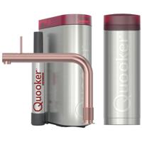 Quooker Front Keukenkraan Set - Kokend Warm- en Koud Water - Rosé Koper - Inclusief PRO3 Reservoir & CUBE - Direct Gekoeld Bruisend Water - thumbnail